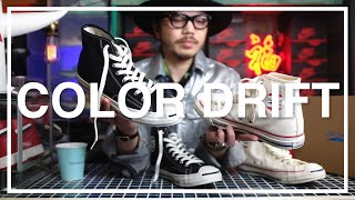 【アレの色違いを買いました】コンバース ジャックパーセル PP RH BIOTOP別注モデル　converse チャックテイラー　生成りカラーとの比較