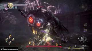 Nioh 2 仁王2  boss 崇枭 Tatarimokke（三眼猫头鹰）  双刀 dual swords  lv44