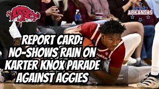 Report Card: No-Shows Rain on Karter Knox Parade vs Aggies