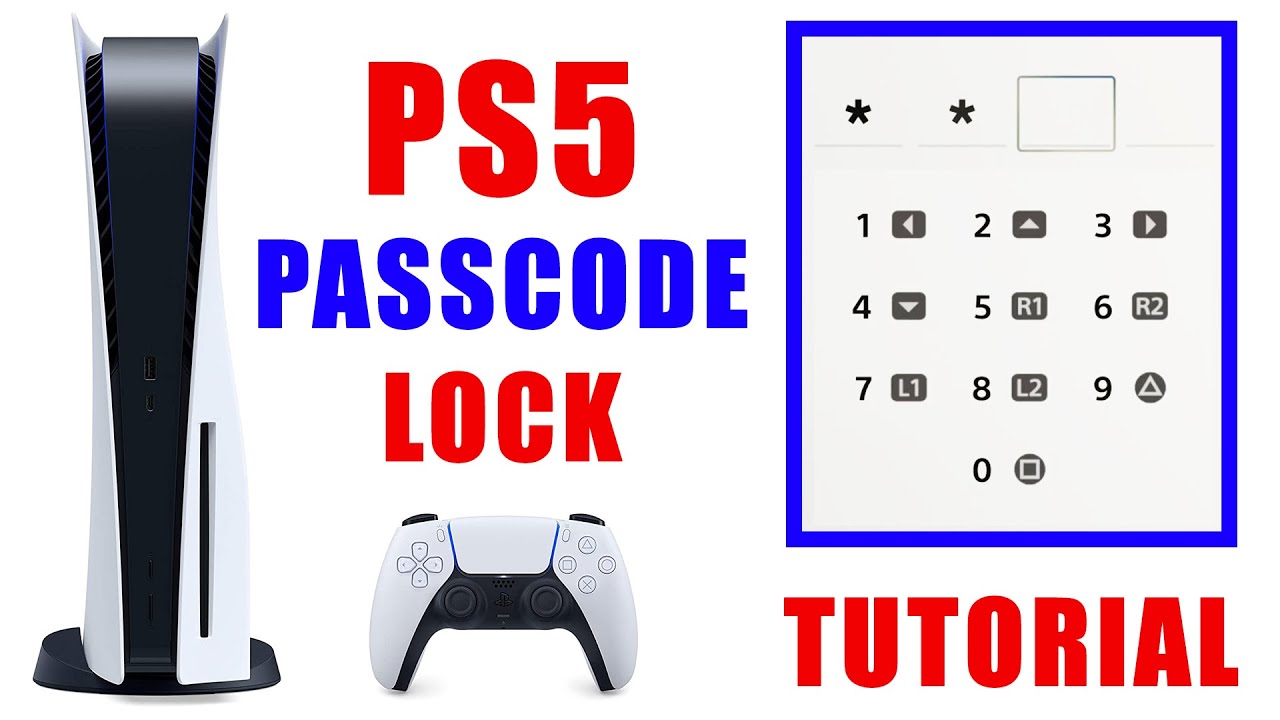 PS5 Passcode Lock [ How To Set Playstation 5 Password Pin Lock For User ...