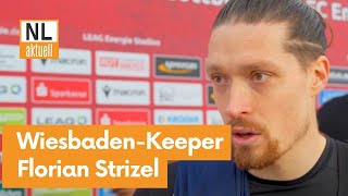 FC Energie Cottbus | Wiesbaden-Keeper Florian Strizel nach 1:2 Auswärtsniederlage