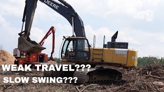 John Deere 470G Excavator Hydraulic Issues Diagnosing