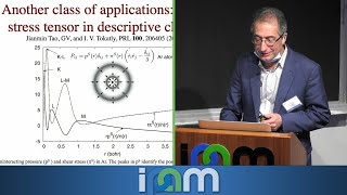 Giovanni Vignale - Quantum continuum mechanics for many-body systems - IPAM at UCLA