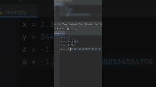 These are the floating-point numbers in Python #shorts