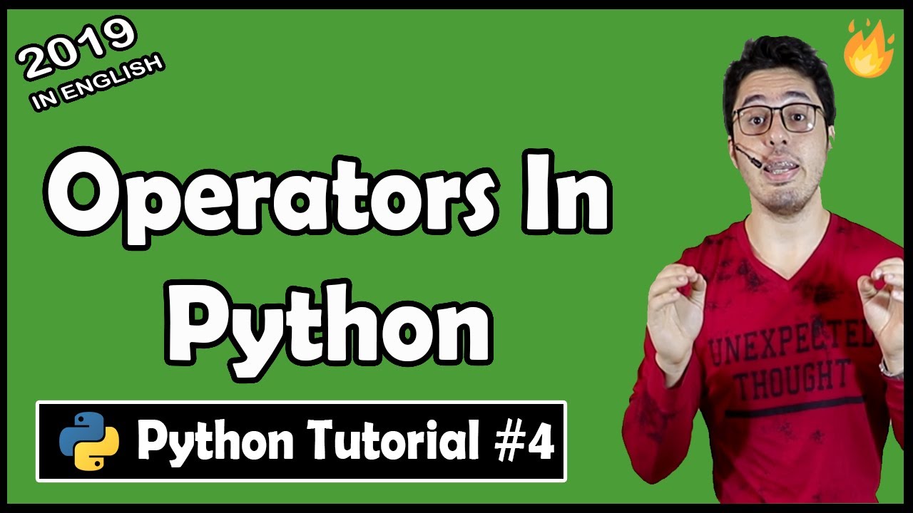 Operators In Python | Python Tutorial #4 - YouTube