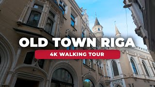 Riga, Latvia - 4K Walking Tour - Medieval Streets of Riga’s Old Town