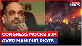 'Too Little, Too Late': Congress Mocks Centre Over Manipur Violence, Questions PM Modi's Absence