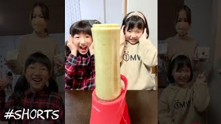 右左どっち？選んだものを全部ミキサーで混ぜてパパに飲ませてみたwww #Shorts