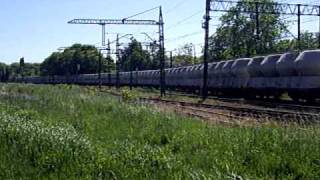 M62-1261 Rail Polska Lotos ze składem gruszek