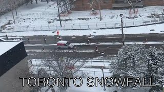 Snow Fall in Toronto Nov 2021