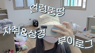 얼렁뚱땅 상경하고 자취방 입주하는 VLOG｜매일 정리하고 청소하고 다이소 가고...｜체해서 본죽 먹고...