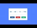 JavaScript Stopwatch | Create Stopwatch Application in HTML CSS and JavaScript