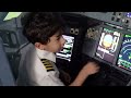 6 year old genius kid becomes etihad airways pilot for a day