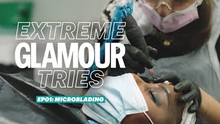 Extreme GLAMOUR Tries: Microblading | GLAMOUR UK