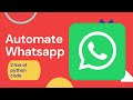 Automate WhatsApp | using 2 line of python code