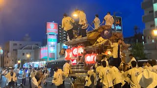 令和4年7月12日平野郷夏祭り南港パレード　　　〜灯入れ曳行〜　総集編