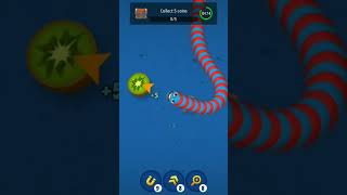 worm zone slither snake epic 😱 cacing snake 🐍 gameplay 😎#gaming #trending #viral #shorts 😎
