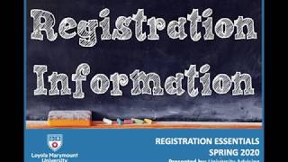 Registration Essentials