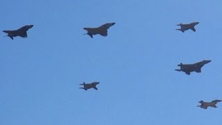 岐阜基地航空祭2015 異機種編隊飛行1