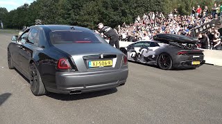 800HP Lamborghini Huracan vs Rolls Royce Ghost