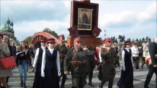 Procesja z obrazem Matki Boskiej Łaskawej z katedry na Śródkę - 02.10.2016