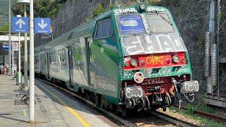 (4K) TRENI a Recco e viaggio sulla Mazinga Trenord!