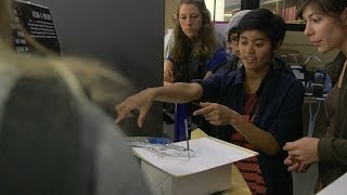 Stanford design students show off their creations from the Product Realization Lab