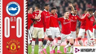 Extended highlights Brighton vs Manchester United All goals 2023 HD