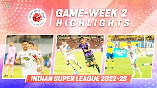 ISL 2022-23 Game-week 2 Cinematic highlights | All Goals ft. Petratos, Brandon Fernandes, Bipin..