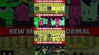 Incredibox Sprunki Cubes Mustard Normal VS Horror VS New Mustard Normal VS Horror *MIX VERSION*