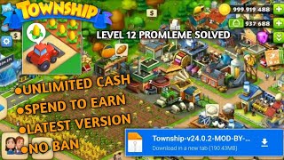 NEW UPDATE | TOWNSHIP MOD APK V24.0.0 UNLIMITED MONEY | LEVEL 12 PROBLEM SOLVED