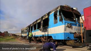 HŽ ULTRA RARE CATCH! Two EMD G26C (HŽ 2062) pulling scrapped HŽ 7121 DMU on freight train!