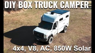 Ultimate Overland Expedition Vehicle? Full Tour | 4x4 Ford E350 Box Truck Conversion