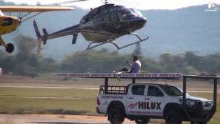 Airlink Adrenaline Show: MalJan grabs hold of a helicopter while speeding on car