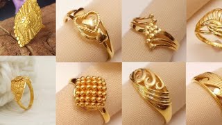 New design gold ring for women|| gold rings collection 2025 for ladies #jewellery #trending