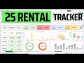 25 Rental Property Income & Expense Tracker