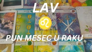 LAV ♌ Sudbina vam  donosi sreću u ljubavi ❤️🍀✨ PUN MESEC U RAKU - TAROT