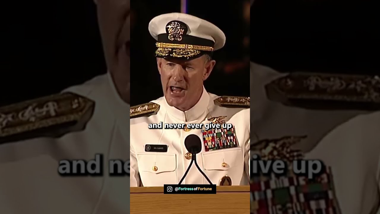 Motivational Speech by Admiral William H McRaven #shorts