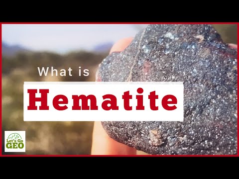 What rocks contain hematite?