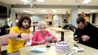 The Fro and His Grandma Lil - Happy 102nd Birthday