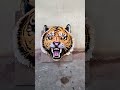 tiger face clay craft with painting shorts tiger viral laxmidharart