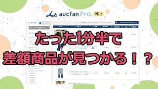 【中国輸入】オークファンプロPlusで差額商品を見つける方法を公開！
