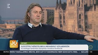 Elégtételt követelnek a megvádolt vízilabdázók - Petőváry Zsolt - ECHO TV