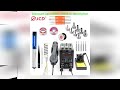 jcd 8586d soldering station 2 in 1 750w hot air gun lcd dual digital display electric soldering i