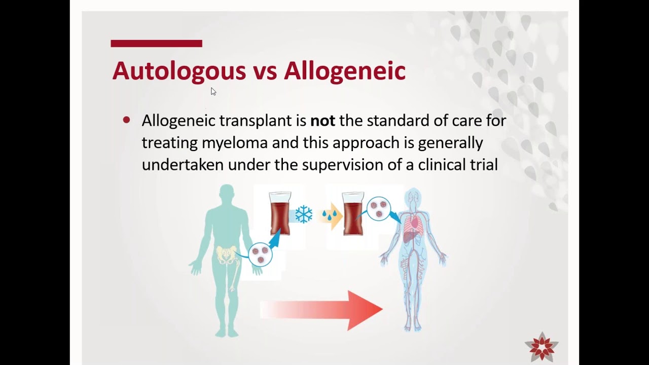 High Dose Therapy And Autologous Stem Cell Transplantation - YouTube