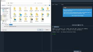 To save and run python program in spyder
