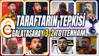 FANATİK TARAFTARLARIN GALATASARAY 3-2 TOTTENHAM MAÇINA MUHTEŞEM TEPKİLERİ 😂😍🔥😱  Turkish Fan Reaction