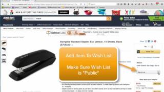 Teachers - How to Create a Wish List