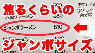 ジャンボラーメン頼んだら想像以上で焦りました。笑【山田屋 ラーメン デカ盛り】