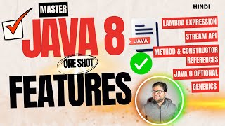 🔥 Java 8 new features in one shot | Hindi